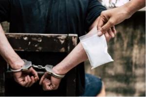 A photo of drug criminal for the media report about the media conversations for PDEA.